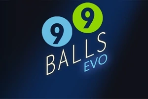 파란색과 녹색 원 안에 각각 숫자 9가 있으며, 그 아래에 BALLS EVO라는 문구가 있는 이미지
