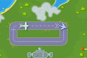 공항 활주로 위에 두 대의 비행기가 있는 모습
