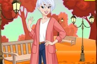 귀여운 가을 소녀를 꾸며 보세요!