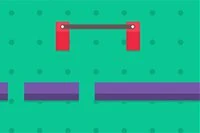 Your goal is to quickly position the bridge to avoid walls.