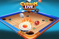 Carrom Live는 인도 전통의 조준 및 슛 게임