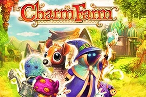 Charm Farm ๋ง๋ฒ ๋ชจ์์ ๋งํ ๋ฅผ ์ด ์บ๋ฆญํฐ๊ฐ ๋ค์ํ ๋๋ฌผ๋ค๊ณผ ํจ๊ป ์๋ ํ์์ ์ธ ์ฒ ๋ฐฐ๊ฒฝ