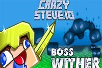 Crazy Steve io 게임은 재미와 빠른 전투를 위해 만들어졌습니다