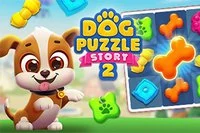 작은 강아지 찰리가 Dog Puzzle Story 2에서 이야기를 새로 쓸 수