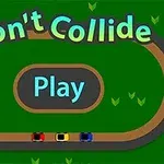 Don't Collide ํ์ํ ํธ๋ ์ ์ธ ๊ฐ์ ์๋์ฐจ์ ์ค์์ Play ๋ฒํผ์ด ์๋ ํ๋ฉด