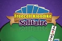 FreeCells 4개가 포함된 클론다이크 솔리테어 게임