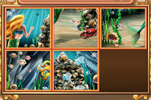 Play a classic sliding puzzle game with different board sizes