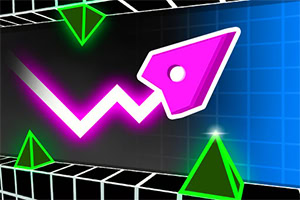 Geometry Vibes 3D is a fast 3D reflex game