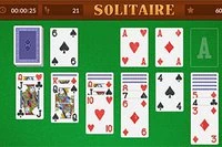큰 카드와 아름다운 디자인으로 눈이 즐거운 Klondike Solitaire