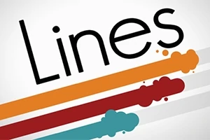Lines라는 글자와 다양한 색상의 선들이 있는 이미지