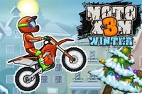 멋진 바이크 묘기 게임 Moto X3M 4: Winter의 겨울 특별판에 오신