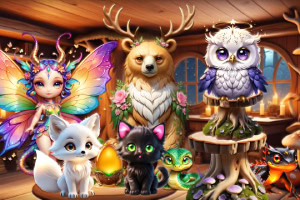 Tap magical creatures in a fantasy world!
