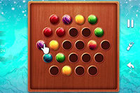 공을 전략적으로 이동하여 하나만 남기세요!