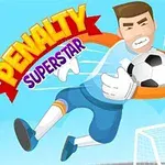 축구공을 잡고 있는 만화 스타일의 골키퍼와 축구 골대의 이미지