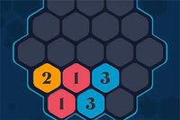 보드의 숫자를 합쳐 7을 노리세요