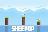귀여운 픽셀 아트의 중독성 있는 아케이드 게임 Sheepop