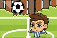 머리로 축구공을 균형 있게 유지하며 최대한 오래