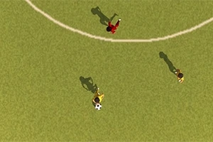 Soccer Simulator ์ถ๊ตฌ ๊ฒฝ๊ธฐ์ฅ์์ ์ธ ๋ช
์ ์บ๋ฆญํฐ๊ฐ ๊ฒฝ๊ธฐ ์ค์ธ ์ฅ๋ฉด