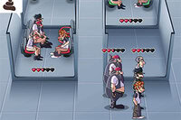 소치의 가장 혼란스러운 화장실을 운영하고 절박한 손님들을 빠르게 이동시키세요