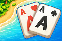 솔리테어 트라이픽스 이스케이프에서 따뜻한 여름 분위기 속 카드 게임을 즐기세요