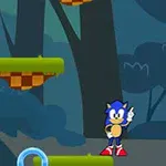 Sonic Jumper ํ๋์ ๊ณ ์ด๋์น ์บ๋ฆญํฐ๊ฐ ์ฒ์ ๋ฐฐ๊ฒฝ์ผ๋ก ๋
น์ ๊ณ ๋ฆฌ์ ๋ ์๋ ํ๋ซํผ ์ฌ์ด์ ์ ์๋ ์ฅ๋ฉด