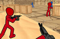 멋진 FPS 게임에서 용감한 스틱맨을 조종하세요!