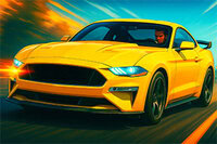 3개의 고속도로에서 6대의 튜닝카로 안전하게 경주하세요!