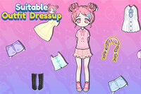 완벽한 스타일을 완성하세요 Suitable Outfit Dressup