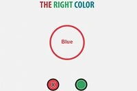 스트루프 효과에서 영감을 받은 게임, The Right Color입니다