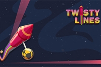 2D 우주에서 최종 여정, Twisty Lines로 우주를 날고, 궤도를 돌며, 생존하세요!