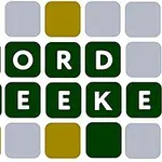 녹색과 회색 사각형에 WORD SEEKER라는 글자가 배치된 이미지