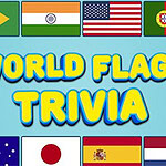 World Flags Trivia ์ฌ๋ฌ ๋๋ผ์ ๊ตญ๊ธฐ๊ฐ ๋ฐฐ๊ฒฝ์ ์๋ WORLD FLAGS TRIVIA ํ
์คํธ ์ด๋ฏธ์ง