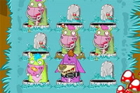 고전 게임 두더지를 잡아라의 미친 버전 Zombie Cows!